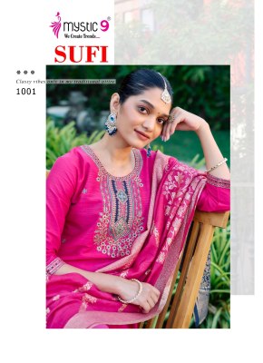 Sufi vol 1 by Mystic 9 Premium quality printed readymade suit catalogue at affordable rate readymade suit catalogs