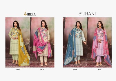 Suhani by Ibiza pure jam cotton digital printed embroidered unstitched salwar suit catalogue at low rate salwar kameez catalogs