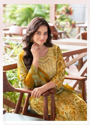 Suman vol 2 by Mystic 9 Premium quality reyon foil printed kurti pant and dupatta catalogue at affordable rate readymade suit catalogs