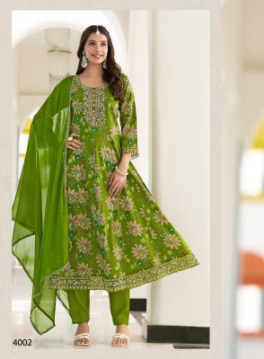 Summer Beauty vol 4 by Radhika Lifestyle Heavy Cotton Foil printed readymade suit catalogue at affordable rate fancy Anarkali suit catalogs