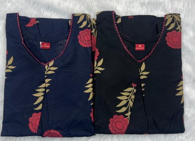 Summer Cord Set Vol. 2.0 Heavy Rayon Long Flared Kurti with Pant co ord set catalogs