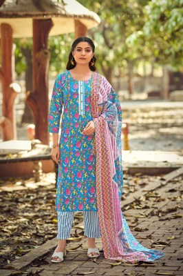 Summer Fashion vol 9 by Tips and tops cotton printed straight top bottom and dupatta catalogue at affordable rate  readymade suit catalogs