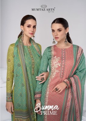 Summer Prime by Mumtaz arts pure jam satin digital printed unstitched dress material catalogue Mumtaz Arts 