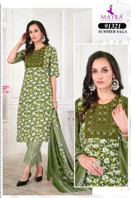 Summer Saga by Mayra fashion Pure Jaipur Cotton Sequence embroidered  readymade suit catalogue at affordable rate readymade suit catalogs