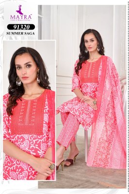 Summer Saga by Mayra fashion Pure Jaipur Cotton Sequence embroidered  readymade suit catalogue at affordable rate readymade suit catalogs