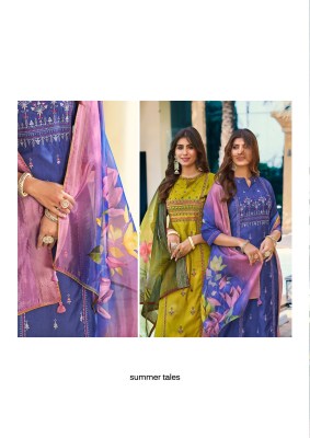 Summer Story by Kadlee handwork fancy kurti pant and dupatta catalogue at low rate readymade suit catalogs
