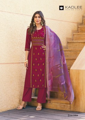 Summer Story by Kadlee handwork fancy kurti pant and dupatta catalogue at low rate readymade suit catalogs