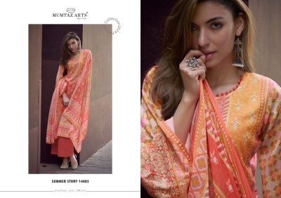 Summer Story by Mumtaz Arts pure lawn cotton digital printed unstitched salwar suit catalogue at affordable rate salwar kameez catalogs