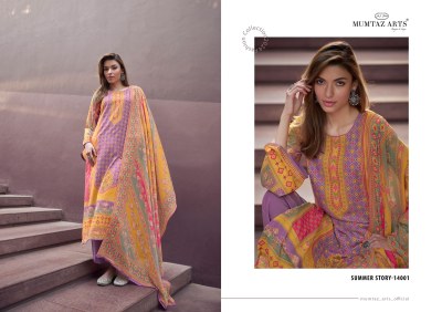 Summer Story by Mumtaz Arts pure lawn cotton digital printed unstitched salwar suit catalogue at affordable rate salwar kameez catalogs