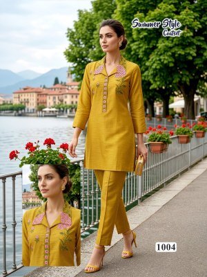Summer Style Vatican Silk Co-Ord Set with Lining co ord set catalogs