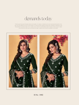 Summer festival vol 1 by Krishna trendz roman silk fancy flair kurti with pant and dupatta catalogue readymade suit catalogs