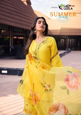 Summer trendz by lady leela  cotton embroidered readymade suit catalogue at low rate Lady leela