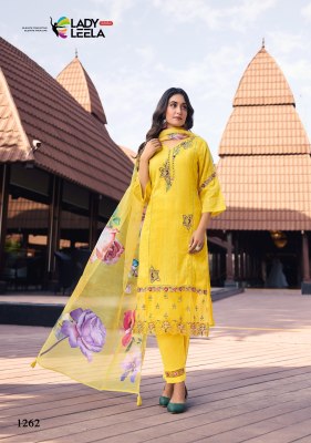 Summer trendz by lady leela  cotton embroidered readymade suit catalogue at low rate readymade suit catalogs