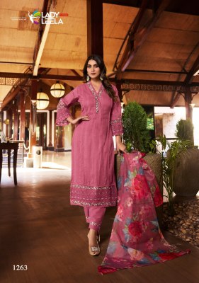 Summer trendz by lady leela  cotton embroidered readymade suit catalogue at low rate readymade suit catalogs
