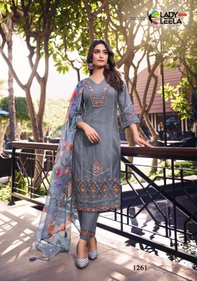 Summer trendz by lady leela  cotton embroidered readymade suit catalogue at low rate readymade suit catalogs