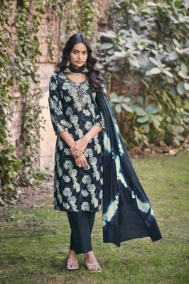Sunshine by Summer collection Cotton flex discharge print kurti bottom with dupatta collection readymade suit catalogs