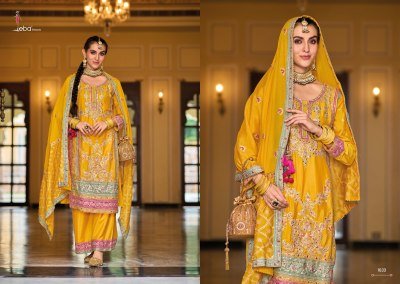 Surili by eba life style heavy chinon embroidered fancy sharara suit catalogue at affordable rate fancy sharara suit Catalogs