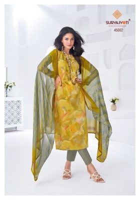 SuryaJyoti Naishaa Vol 45 Jam Satin Printed Dress Material wholesale Price  salwar kameez catalogs