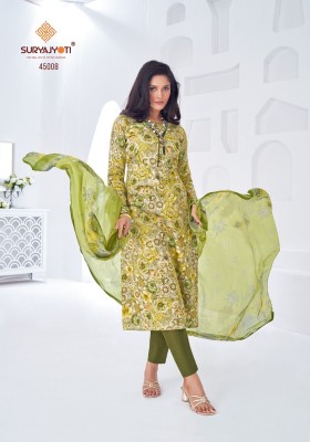 SuryaJyoti Naishaa Vol 45 Jam Satin Printed Dress Material wholesale Price  salwar kameez catalogs