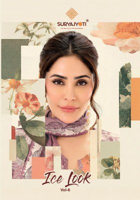 Suryajyoti Ice Look Vol-6 Pure Cotton Fully Stitched Suit Set 