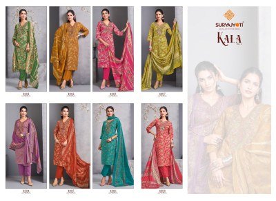 Suryajyoti Kala Vol 4  Pure Cotton Readymade Suit with Embroidery readymade suit catalogs