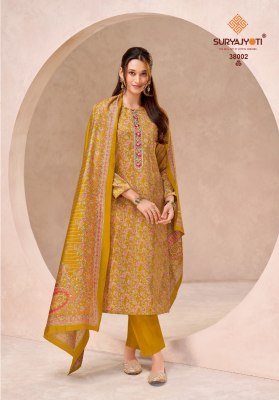 Suryajyoti Kalki Vol. 38 Jam Satin Dress Material dress material catalogs