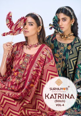 Suryajyoti Katrina Vol 4 Modal Silk Kurti Pant Set with Dupatta (M–3XL) wholesale catalogs