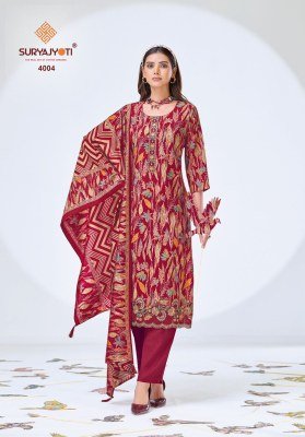 Suryajyoti Katrina Vol 4 Modal Silk Kurti Pant Set with Dupatta (M–3XL) kurti pant with dupatta Catalogs