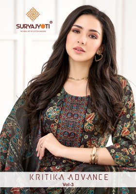 Suryajyoti Kritika Advance Vol 3 Readymade Rayon Capsule Print Suits Suryajyoti suits