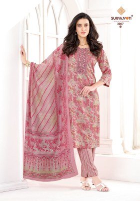 Suryajyoti Kritika Advance Vol 3 Readymade Rayon Capsule Print Suits readymade suit catalogs