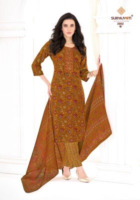 Suryajyoti Kritika Advance Vol 3 Readymade Rayon Capsule Print Suits readymade suit catalogs