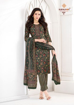 Suryajyoti Kritika Advance Vol 3 Readymade Rayon Capsule Print Suits readymade suit catalogs