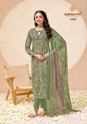 Suryajyoti Naisha Vol. 5 Jam Satin Dress Material dress material catalogs