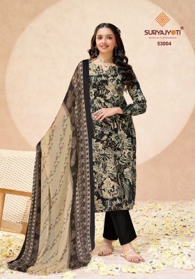 Suryajyoti Naisha Vol. 5 Jam Satin Dress Material dress material catalogs