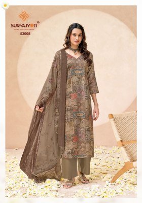 Suryajyoti Naisha Vol. 5 Jam Satin Dress Material dress material catalogs
