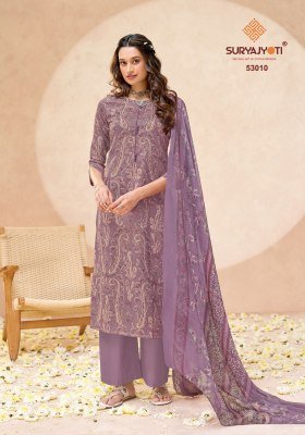 Suryajyoti Naisha Vol. 5 Jam Satin Dress Material dress material catalogs