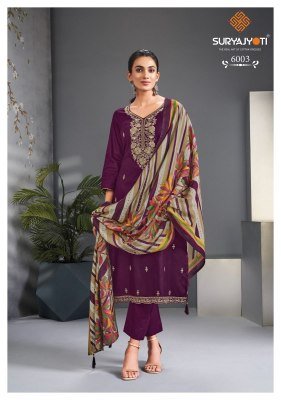 Suryajyoti Pashan Vol 6 Dress Material Jaam Satin pure cotton wholesale rate  dress material catalogs