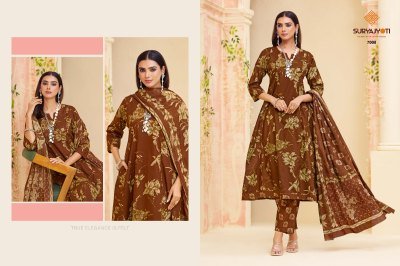 Suryajyoti Rashi Vol 7 Readymade Cotton Anarkali Catalog readymade suit catalogs
