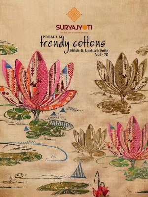 Suryajyoti Trendy Cotton Vol 72 Cotton Kurti Pant with Dupatta  kurti pant with dupatta Catalogs