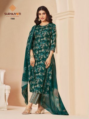 Suryajyoti Trendy Cotton Vol 72 Cotton Kurti Pant with Dupatta  kurti pant with dupatta Catalogs