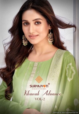Suryajyoti by Kanak Advance vol 2 fancy embroidered dress material suit catalogue dress material catalogs