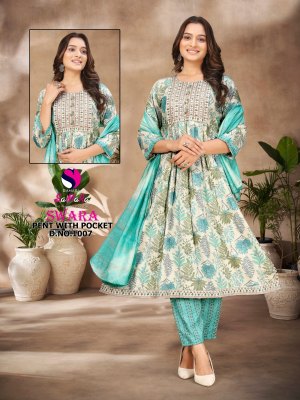 Swara vol 1 by samara reyon capsule foil printed anarkali suit catalogue with low rate readymade suit catalogs