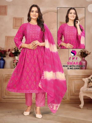 Swara vol 1 by samara reyon capsule foil printed anarkali suit catalogue with low rate readymade suit catalogs