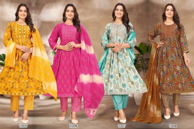 Swara vol 1 by samara reyon capsule foil printed anarkali suit catalogue with low rate readymade suit catalogs