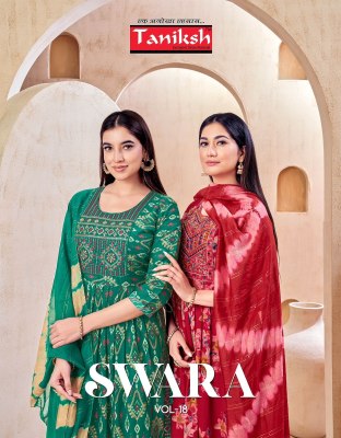 Swara  vol 18 by Taniksh Capsule reyon printed ready to wear collection at affordable rate wholesale catalogs