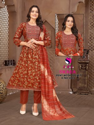 Swara vol 2 by Samara Reyon capsule foil printed handwork readymade suit catalogue at affordable rate readymade suit catalogs
