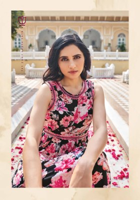 Swish present Be Rich 4 new fancy printed cotton flaired gown style kurti catalogue  kurtis catalogs