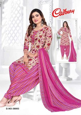 Synthetic Vol 38 by cadbury heavy syenthic printed readymade salwar suit catalogue at amavi expo salwar kameez catalogs