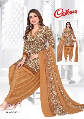 Synthetic Vol 38 by cadbury heavy syenthic printed readymade salwar suit catalogue at amavi expo salwar kameez catalogs