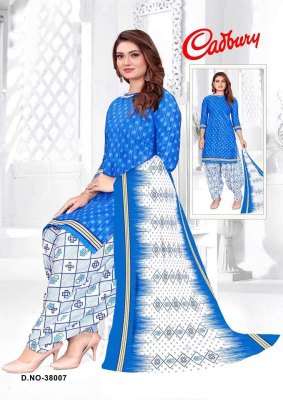 Synthetic Vol 38 by cadbury heavy syenthic printed readymade salwar suit catalogue at amavi expo salwar kameez catalogs